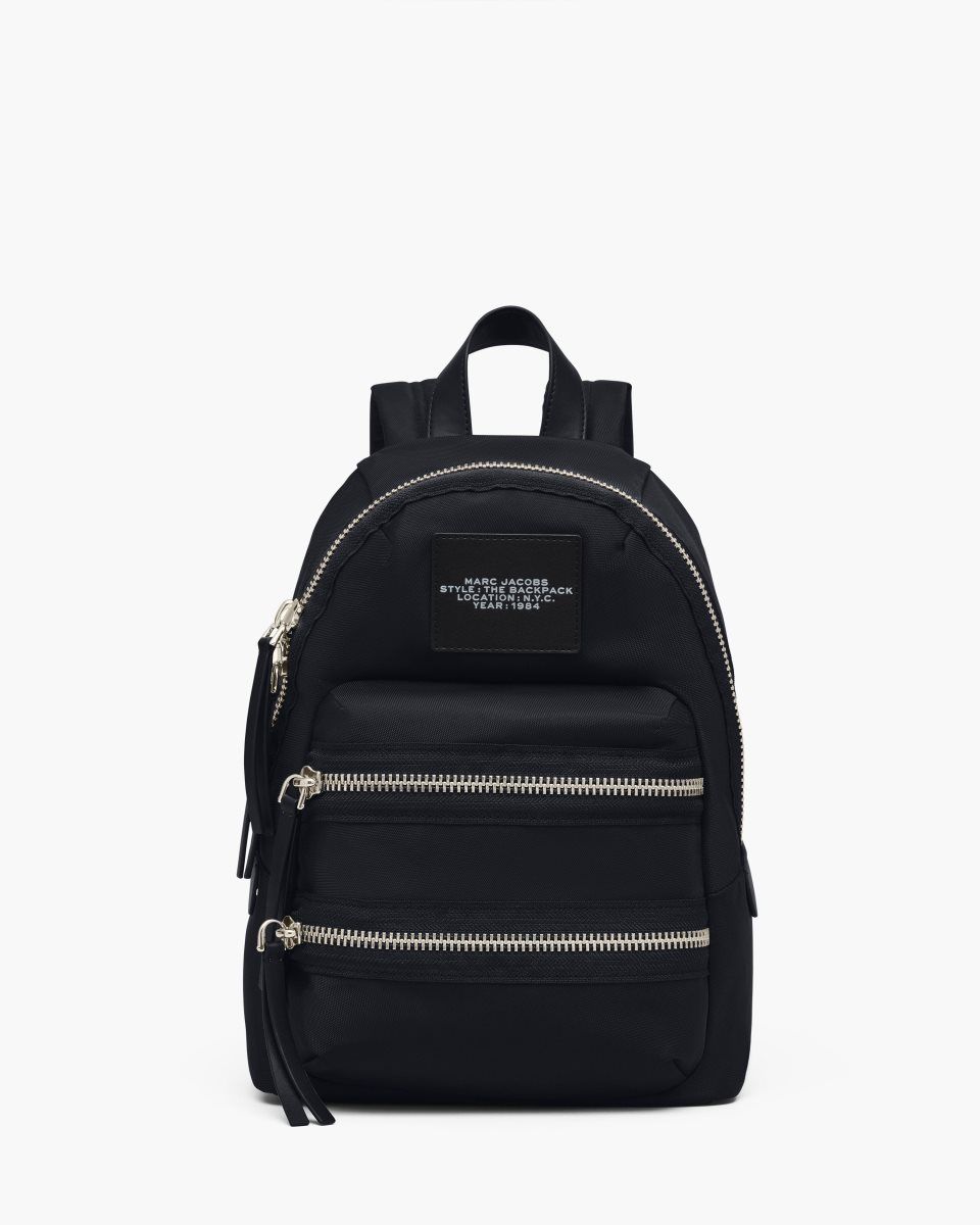 Σακιδια Marc Jacobs The Biker Nylon Medium Backpack γυναικεια μαυρα | 745906DST