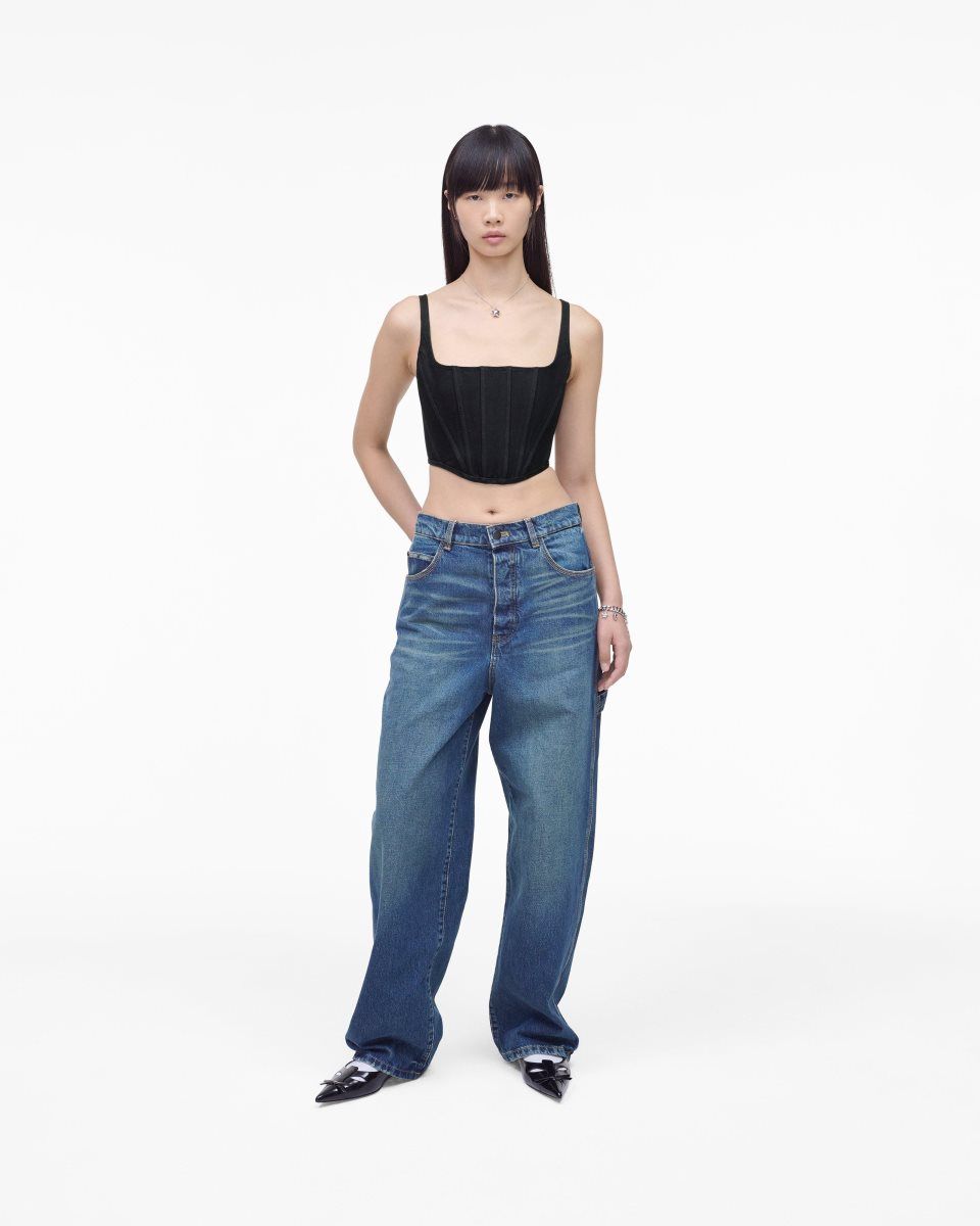 Αριστος Marc Jacobs The Denim Bustier γυναικεια μαυρα | 679350MIX