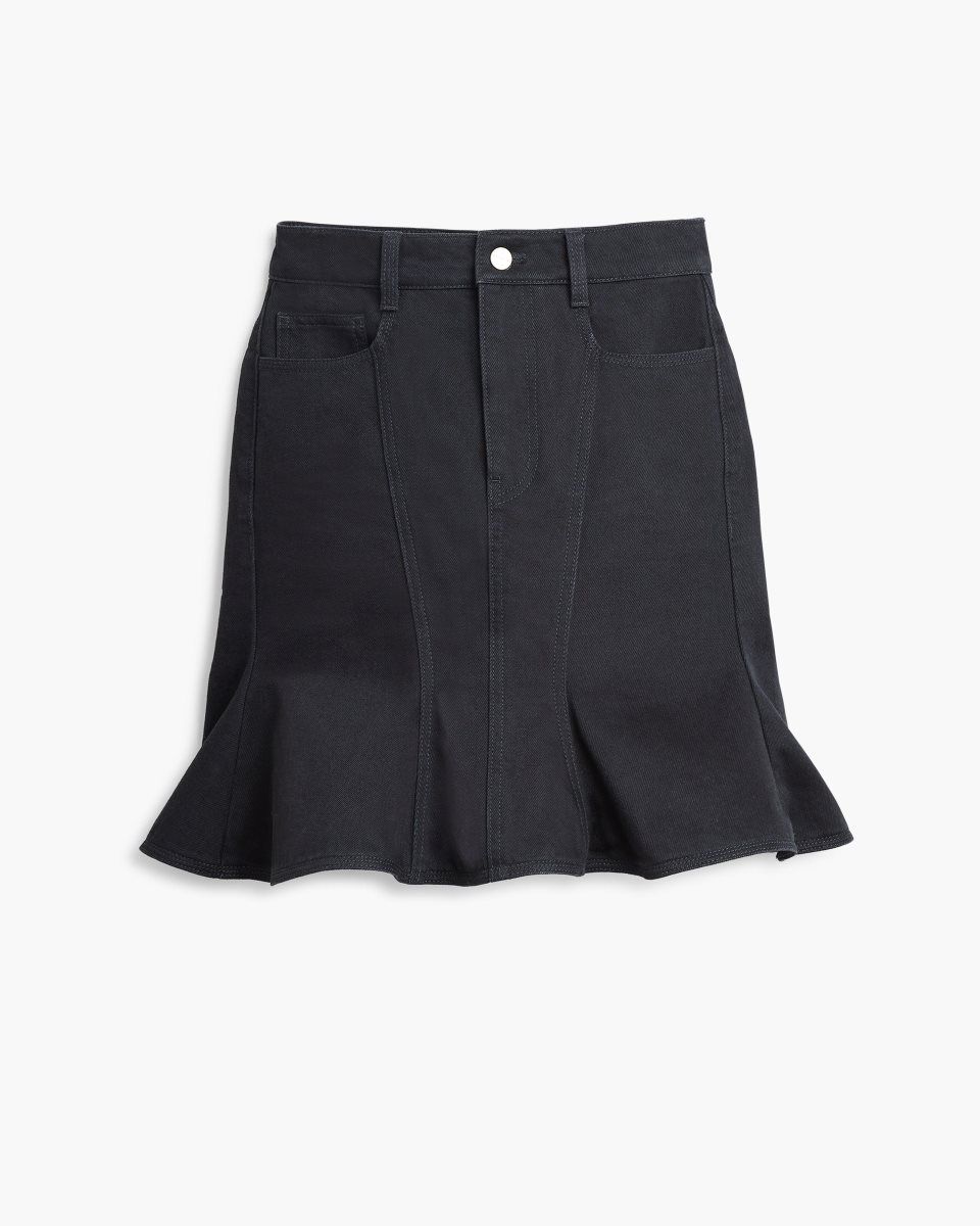 παντελονι Marc Jacobs The Fluted Mini Skirt γυναικεια μαυρα | 421906FCX