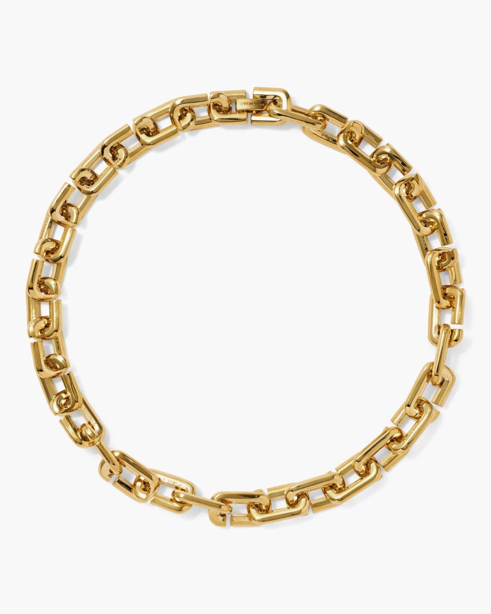 Κολιε Marc Jacobs The J Marc Chain Link Necklace γυναικεια χρυσο χρωμα | 671843NUQ