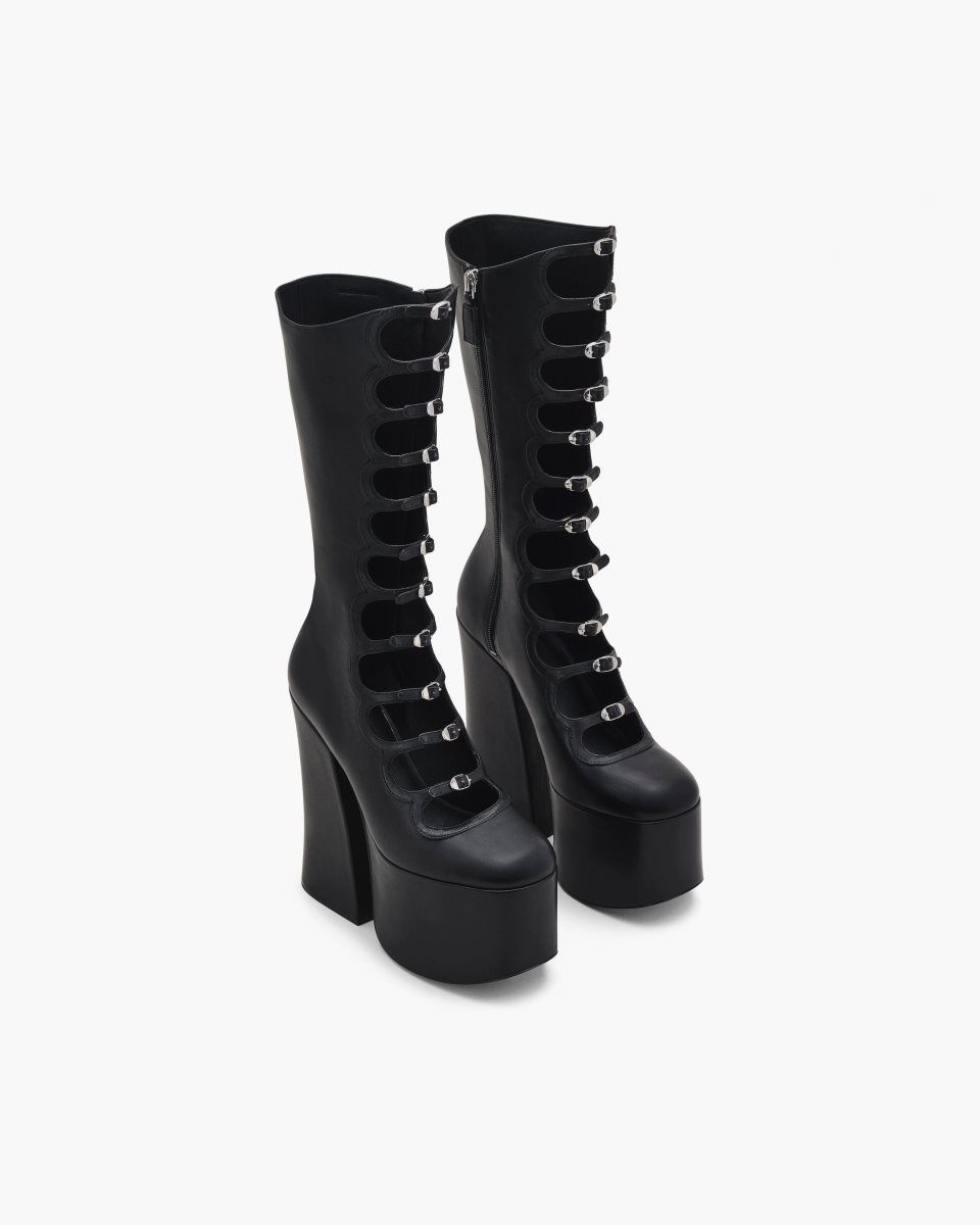 Μποτεσ Marc Jacobs The Kiki Knee-High Boot γυναικεια μαυρα | 641082ZJH