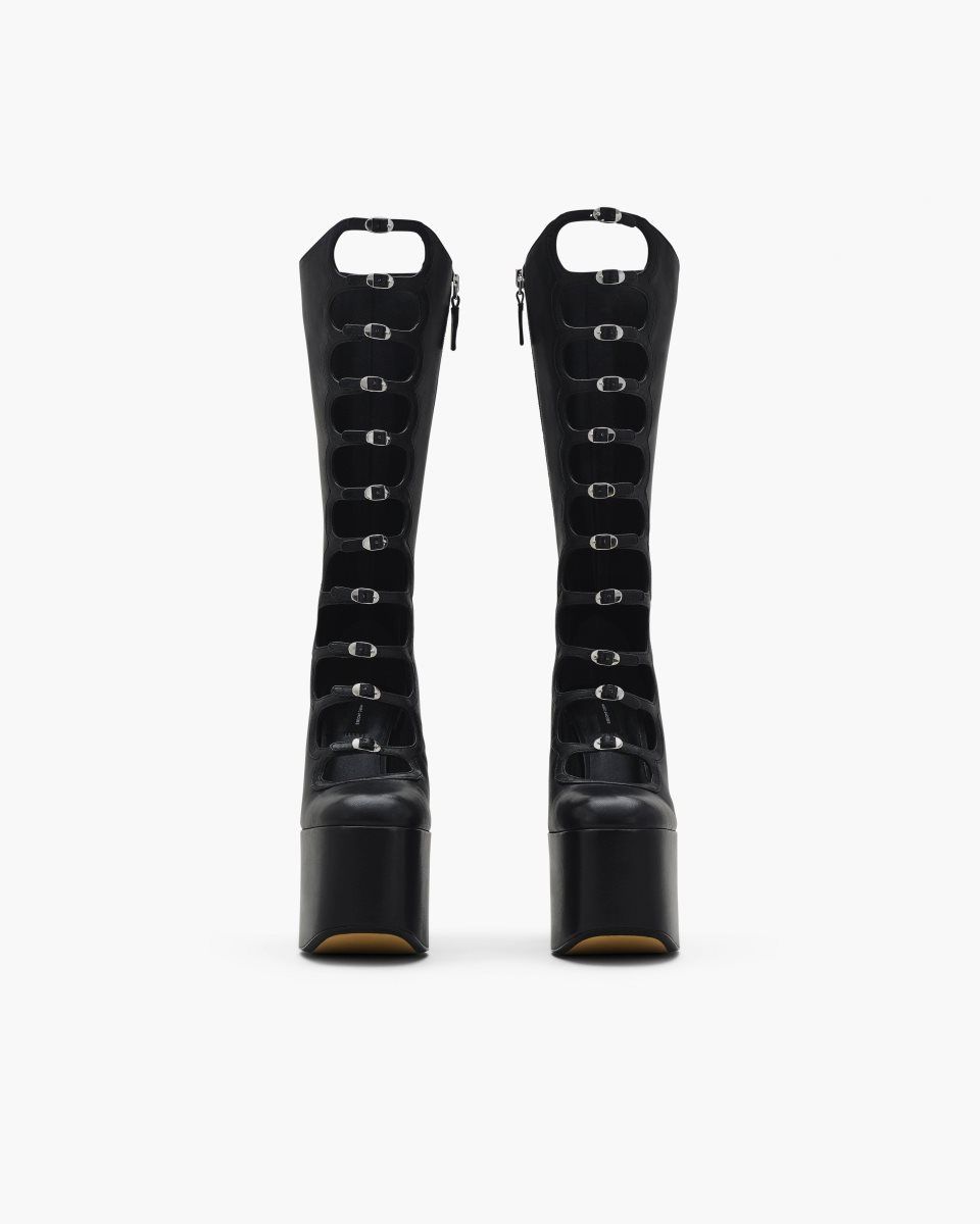 Μποτεσ Marc Jacobs The Kiki Knee-High Boot γυναικεια μαυρα | 641082ZJH