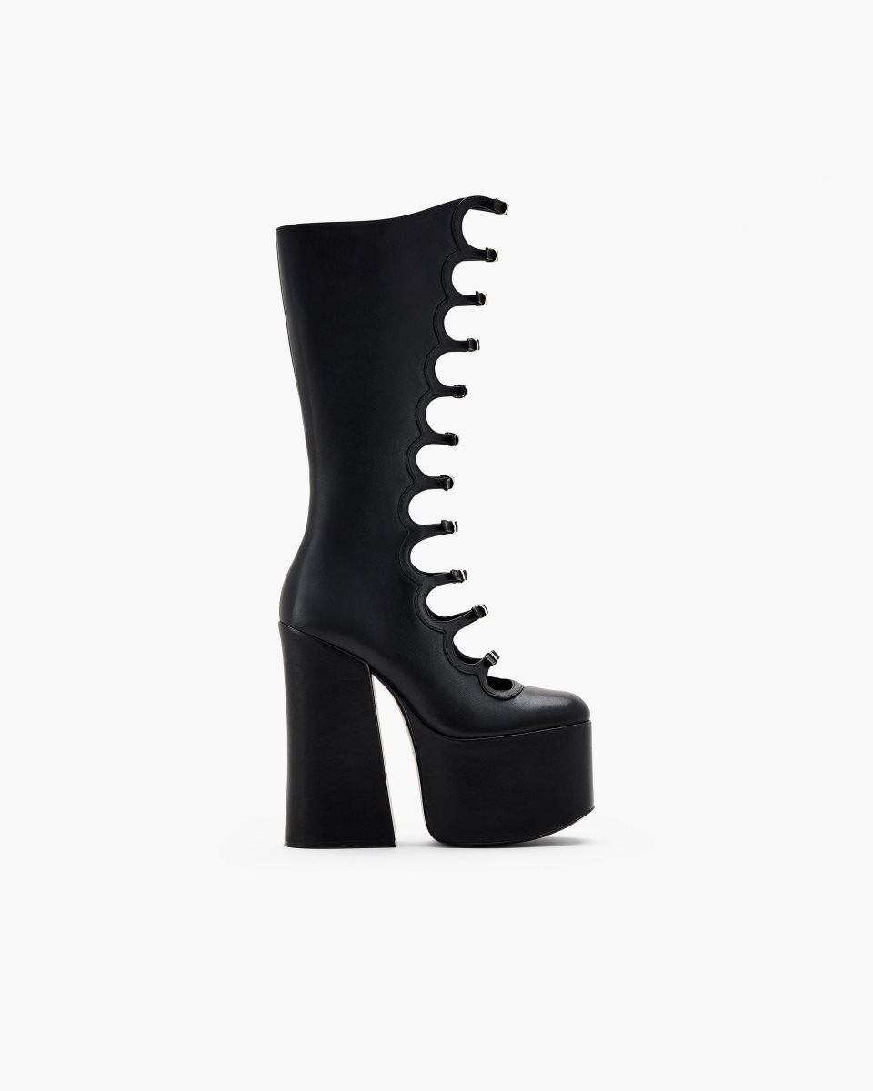 Μποτεσ Marc Jacobs The Kiki Knee-High Boot γυναικεια μαυρα | 641082ZJH