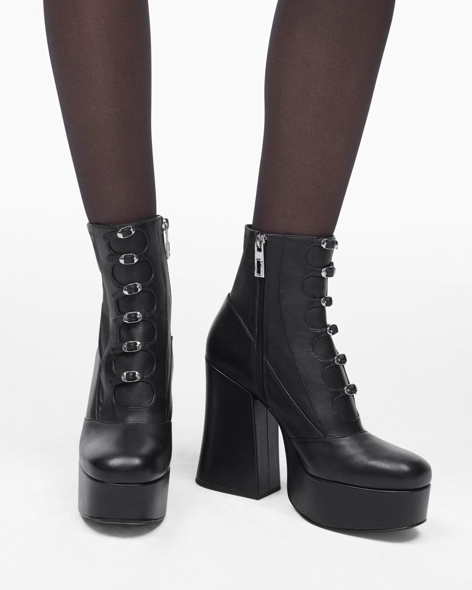 Μποτεσ Marc Jacobs The Kiki Stretch Ankle Boot γυναικεια μαυρα | 781603ZHJ