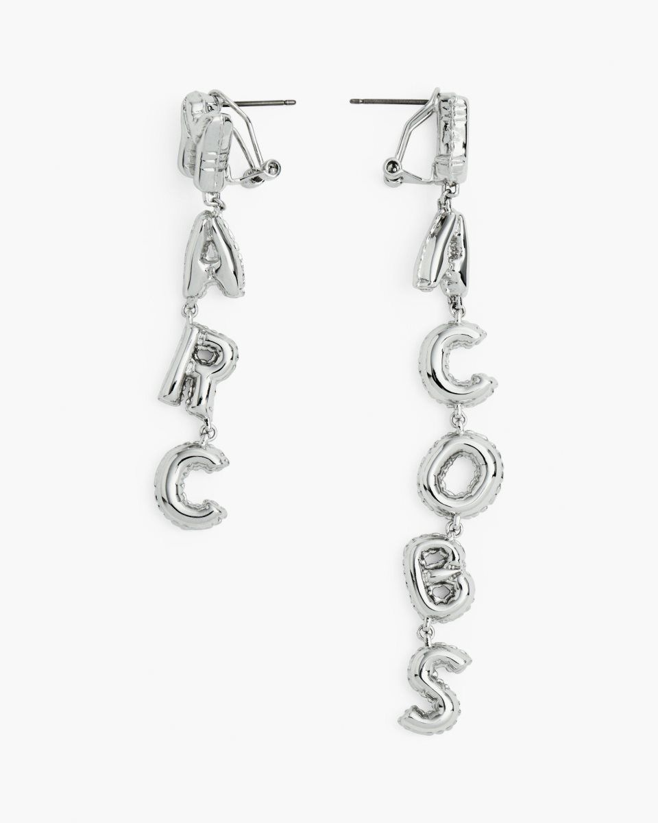 Σκουλαρικια Marc Jacobs The Marc Jacobs Balloon Earrings γυναικεια ασημι | 352078TBM