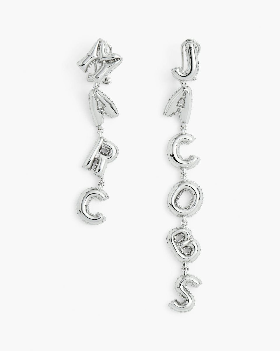 Σκουλαρικια Marc Jacobs The Marc Jacobs Balloon Earrings γυναικεια ασημι | 352078TBM