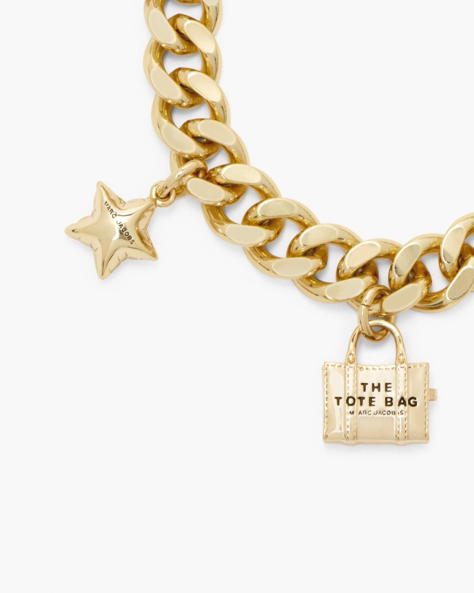 Βραχιολια Marc Jacobs The Mini Icon Charm Bracelet γυναικεια ανοιχτο χρυσο χρωμα | 564301SVE