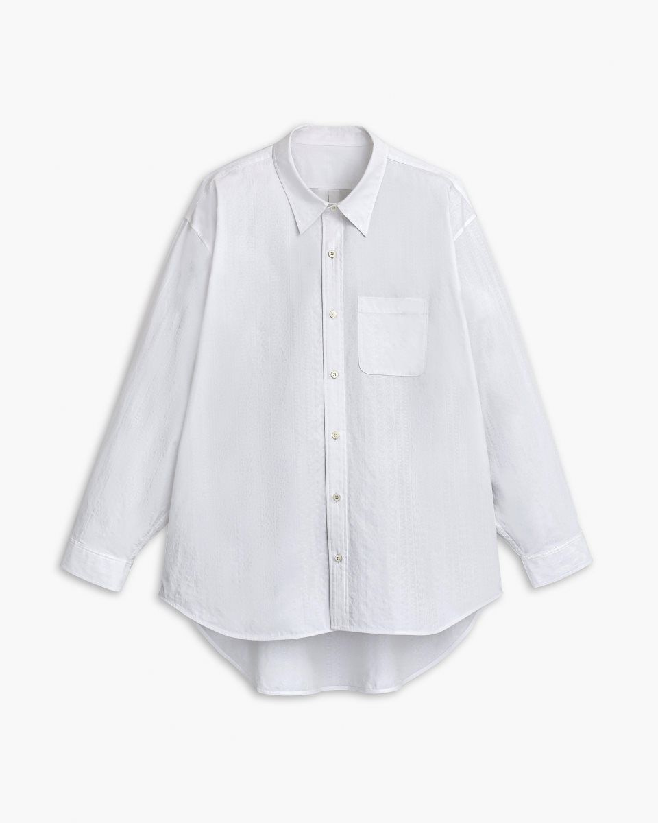 Αριστος Marc Jacobs The Monogram Big Shirt γυναικεια ασπρα | 590724ERX