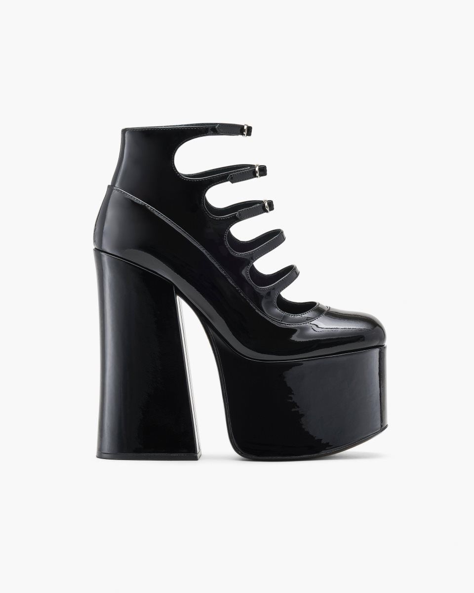 Μποτεσ Marc Jacobs The Patent Leather Kiki Ankle Boot γυναικεια μαυρα | 806139FQH