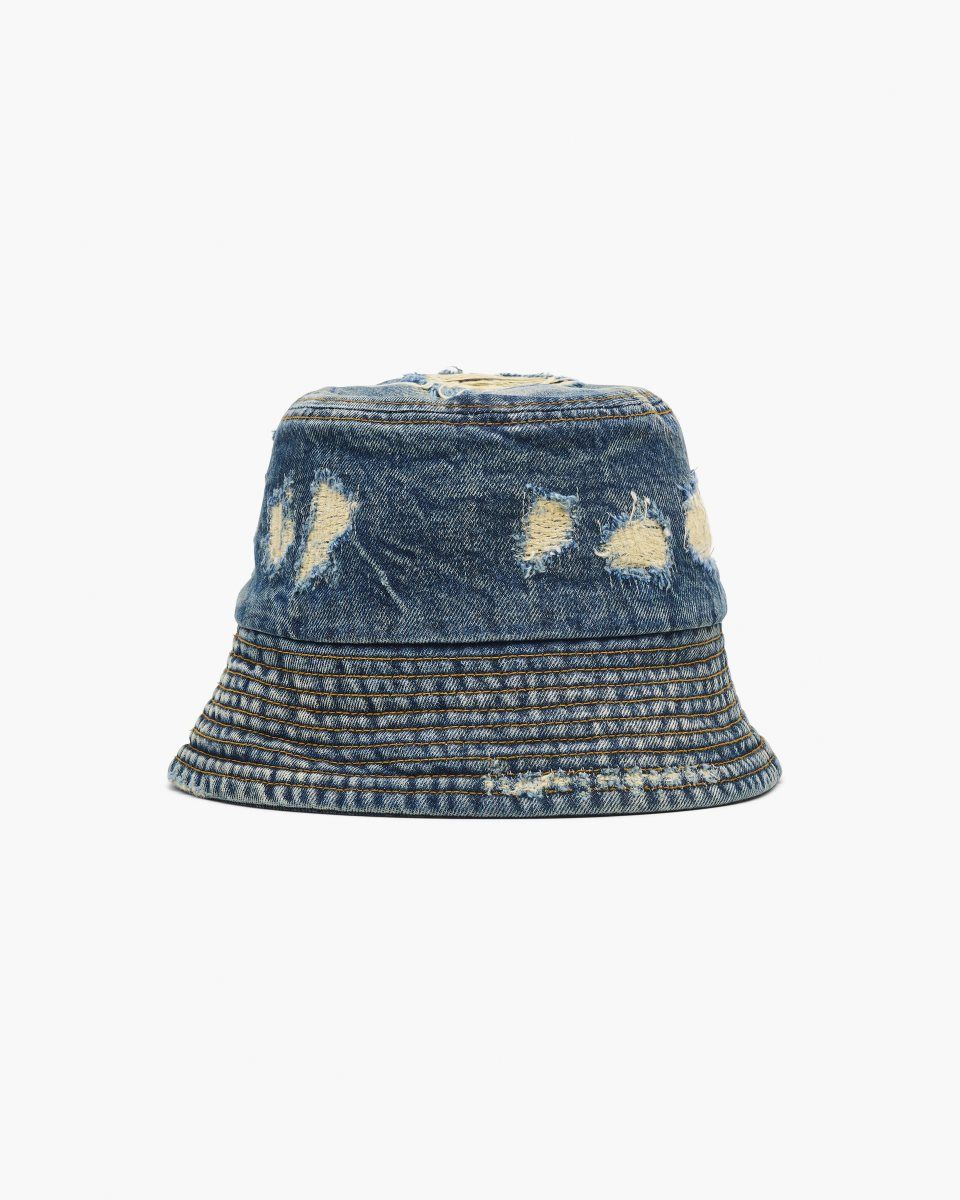 καπελα Marc Jacobs The Rip And Repair Bucket Hat γυναικεια μπλε σκουρο | 026198JWR