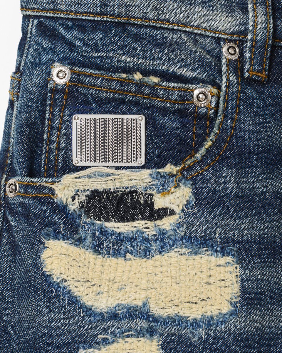 παντελονι Marc Jacobs The Rip And Repair Straight Jean γυναικεια μπλε σκουρο | 127648SCH