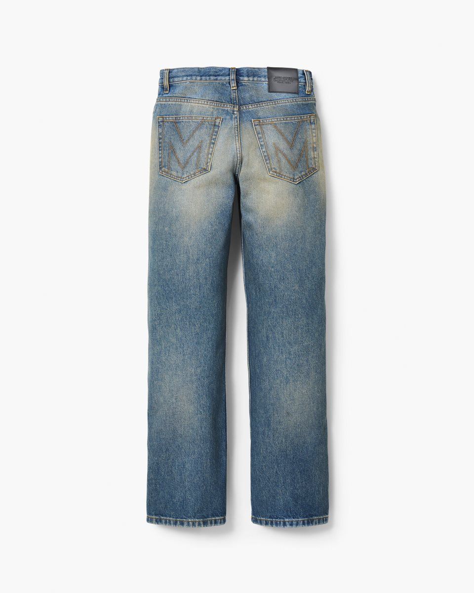 παντελονι Marc Jacobs The Washed Jean γυναικεια ανοιχτο μπλε μπλε σκουρο | 358796AJD