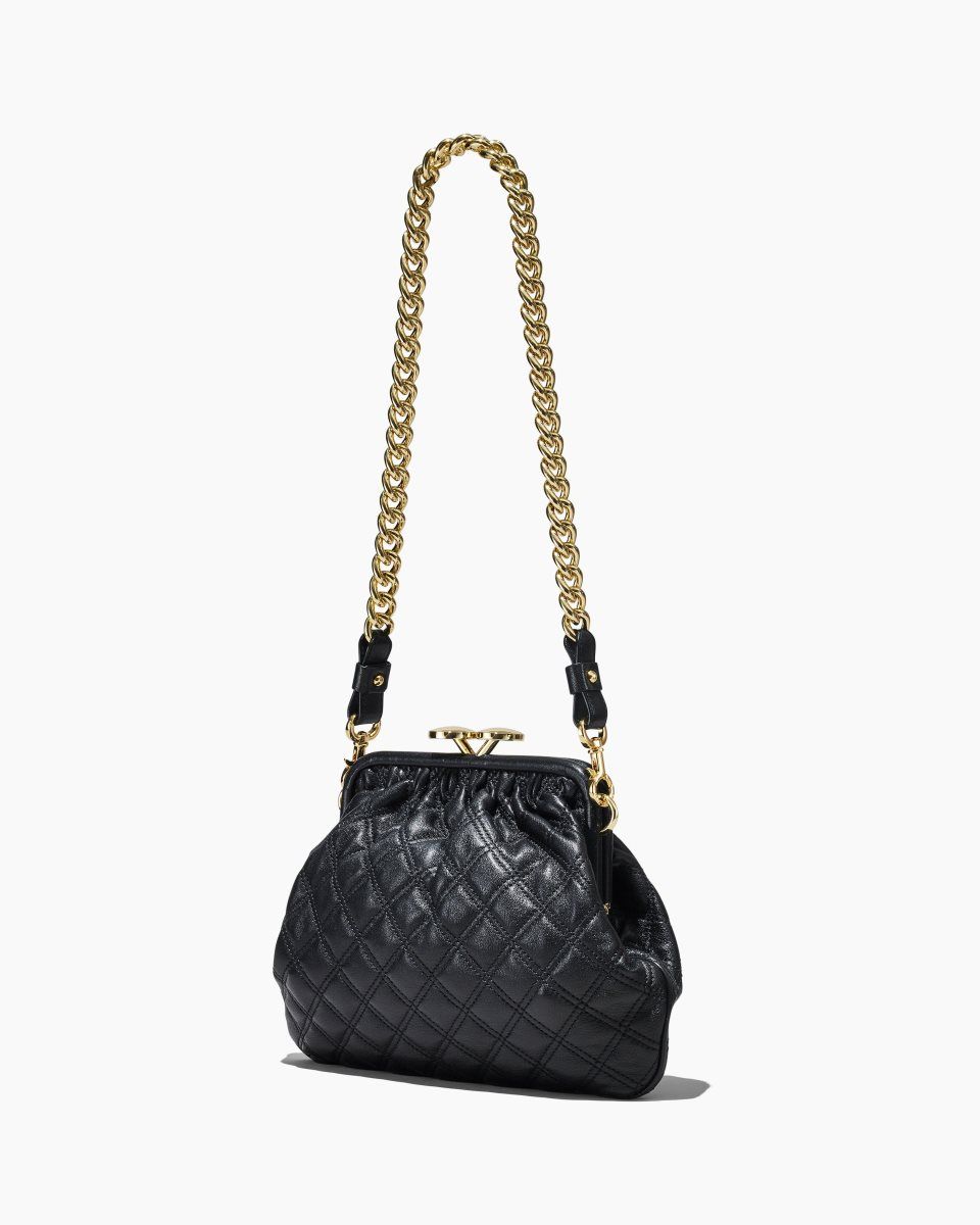 Τσαντα Χειροσ Marc Jacobs Re-Edition Quilted Leather Little Stam Bag γυναικεια μαυρα | 196735RTL