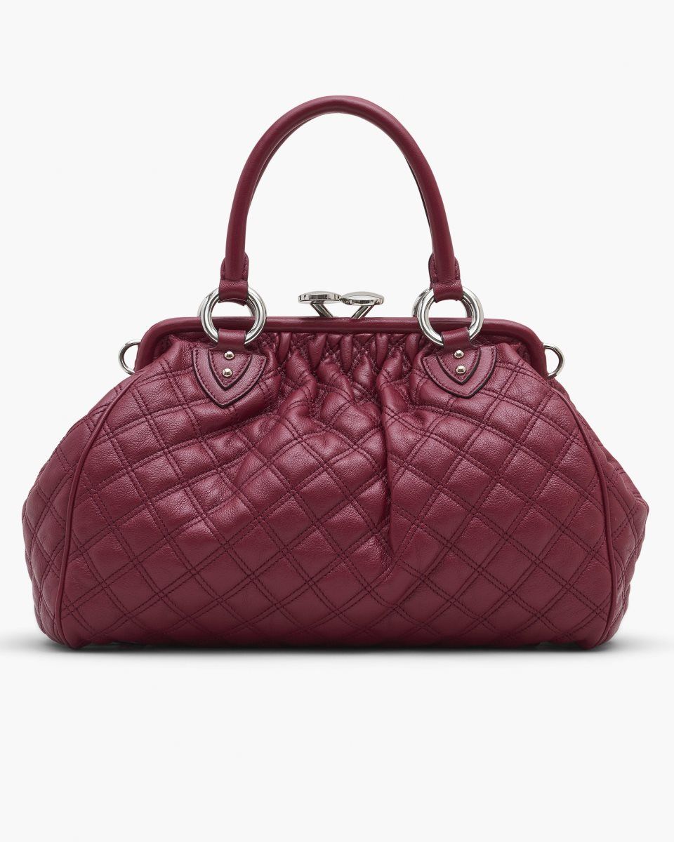 Τσαντα Χειροσ Marc Jacobs Re-Edition Quilted Leather Stam Bag γυναικεια ροζ | 295683NSR