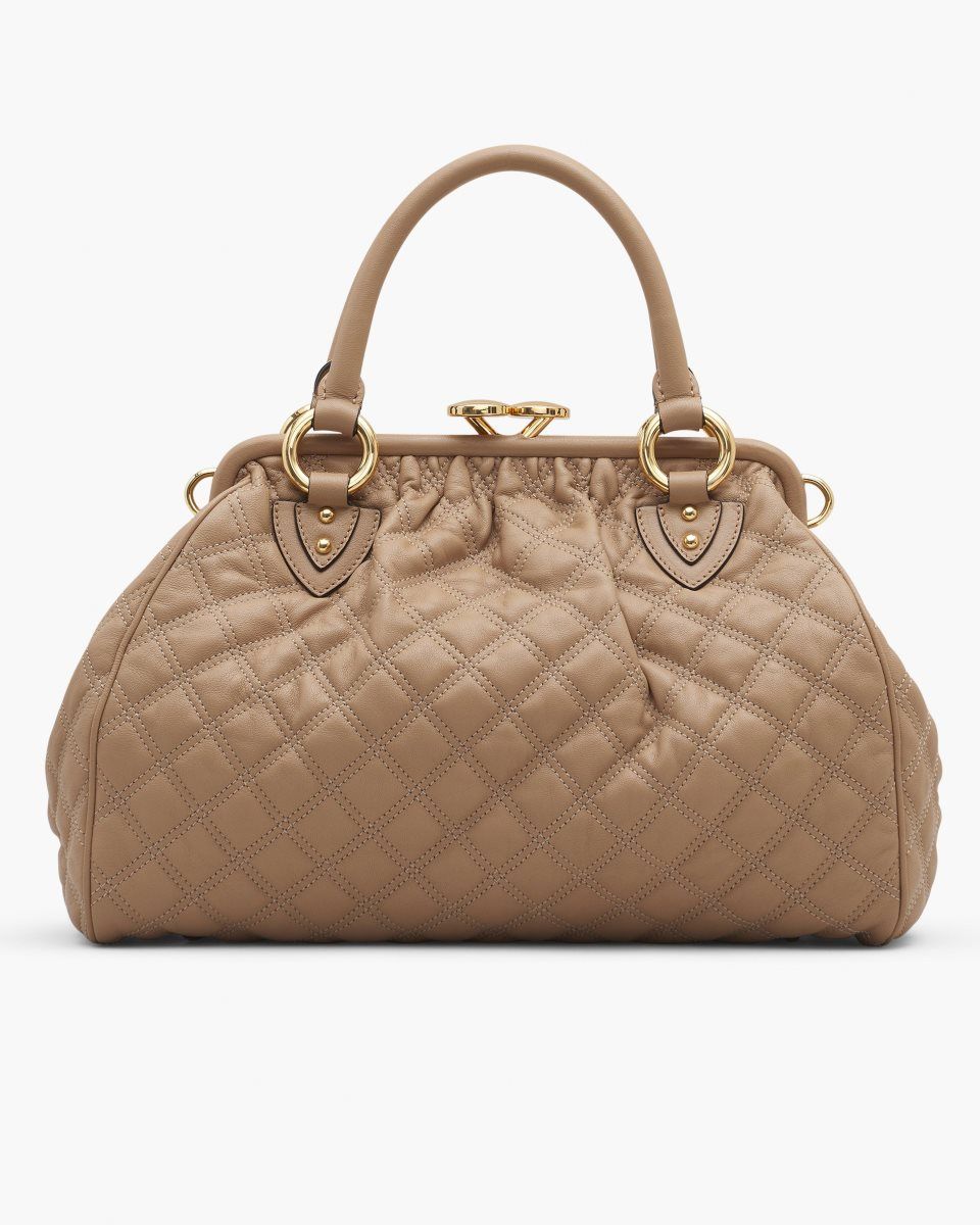 Τσαντα Χειροσ Marc Jacobs Re-Edition Quilted Leather Stam Bag γυναικεια καφε | 086192UHM