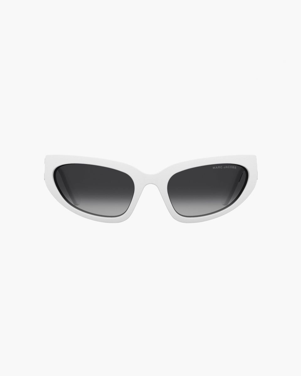 Γυαλια Ηλιου Marc Jacobs The Bold Logo Wrapped Sunglasses γυναικεια ασπρα | 467319VFX