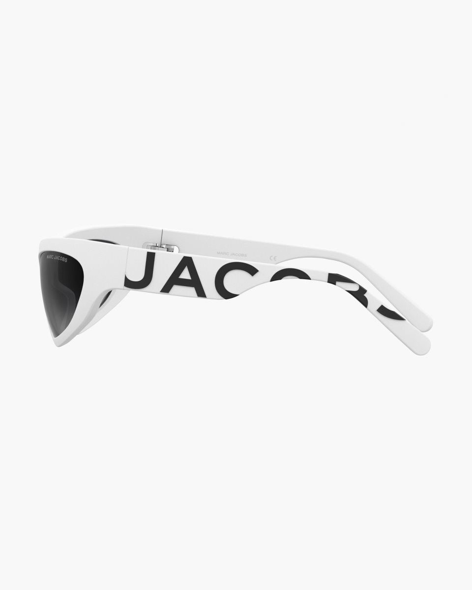 Γυαλια Ηλιου Marc Jacobs The Bold Logo Wrapped Sunglasses γυναικεια ασπρα | 467319VFX