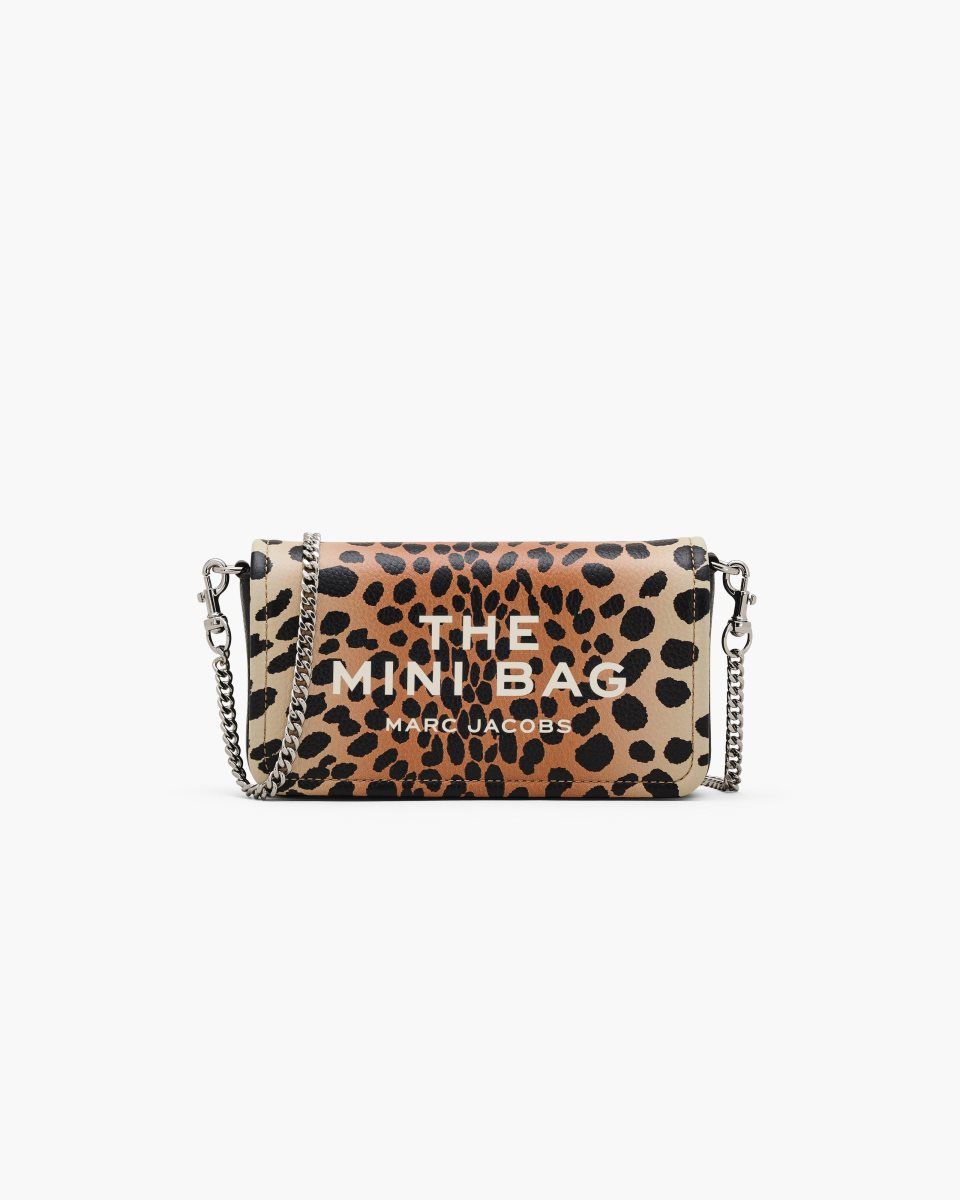 Μίνι Τσάντες Marc Jacobs The Cheetah Chain Mini Bag γυναικεια μαυρα Πολύχρωμο | 068721ERM