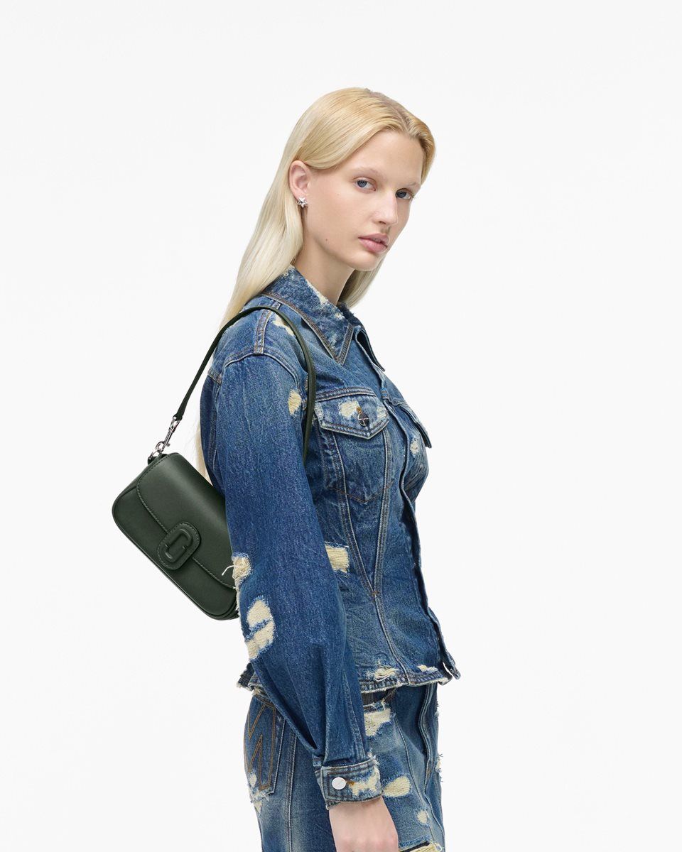 τσάντεσ χιαστί Marc Jacobs The Clover Shoulder Bag γυναικεια σκούρο πρασινο | 214938RPJ