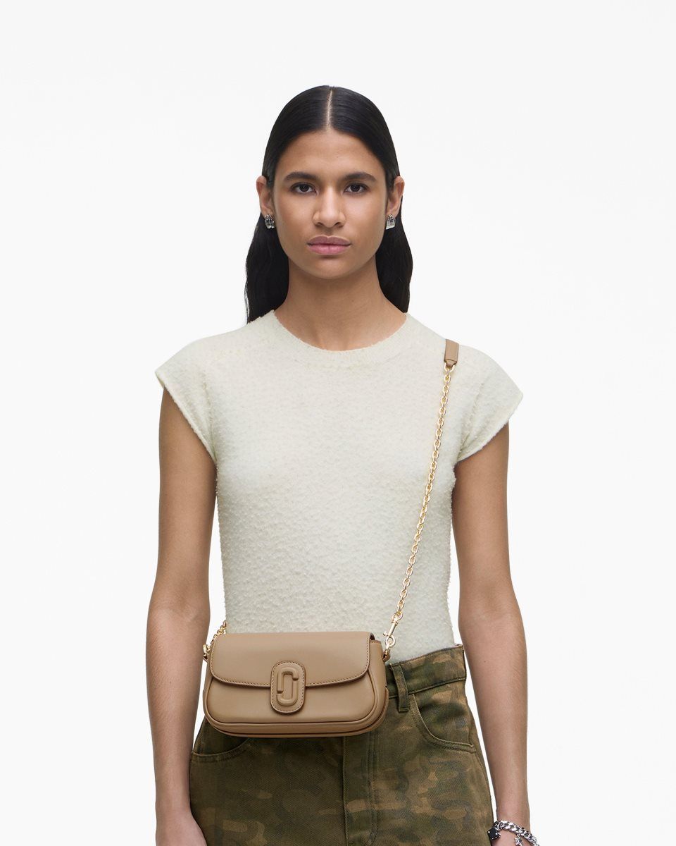 τσάντεσ ώμου Marc Jacobs The Clover Shoulder Bag γυναικεια καφε | 274603ZHD