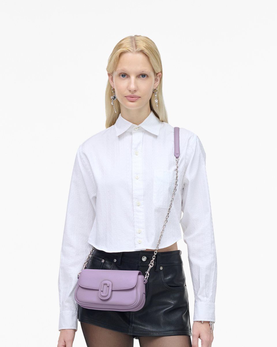 τσάντεσ ώμου Marc Jacobs The Clover Shoulder Bag γυναικεια μωβ | 613908CVQ