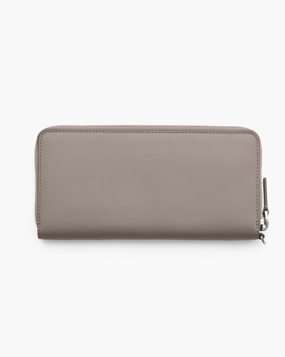 μεγάλα πορτοφόλια Marc Jacobs The Covered J Marc Continental Wallet γυναικεια Cement | 094287DUN