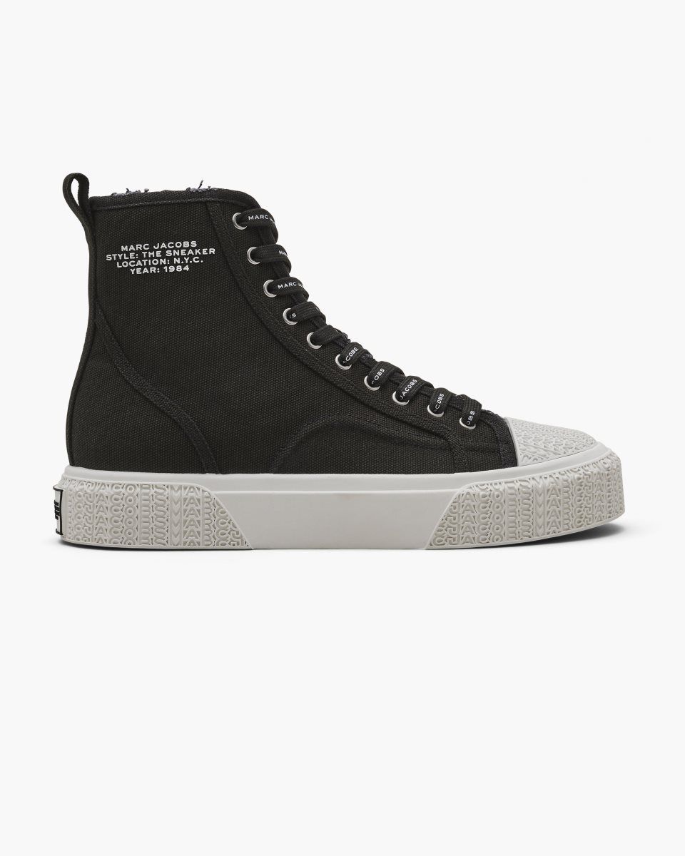 Αθλητικα Παπουτσια Marc Jacobs The High Top Sneaker γυναικεια μαυρα | 780145JKU