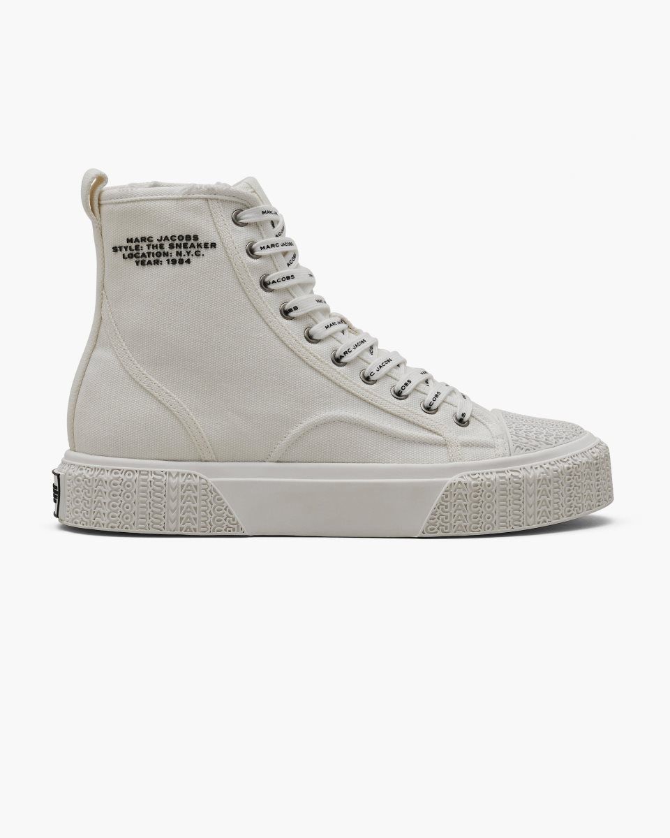 Αθλητικα Παπουτσια Marc Jacobs The High Top Sneaker γυναικεια ασπρα | 873694PYX