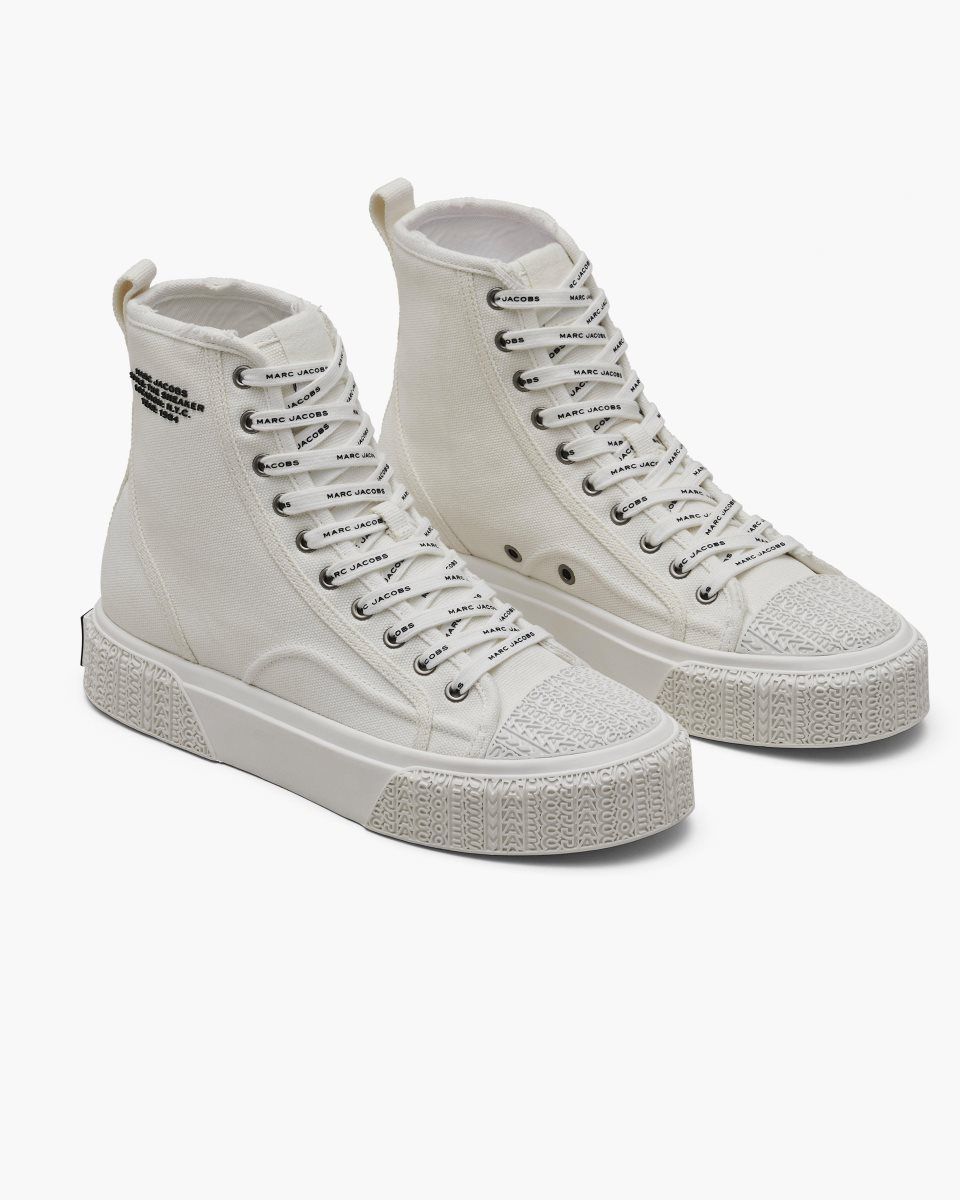 Αθλητικα Παπουτσια Marc Jacobs The High Top Sneaker γυναικεια ασπρα | 873694PYX