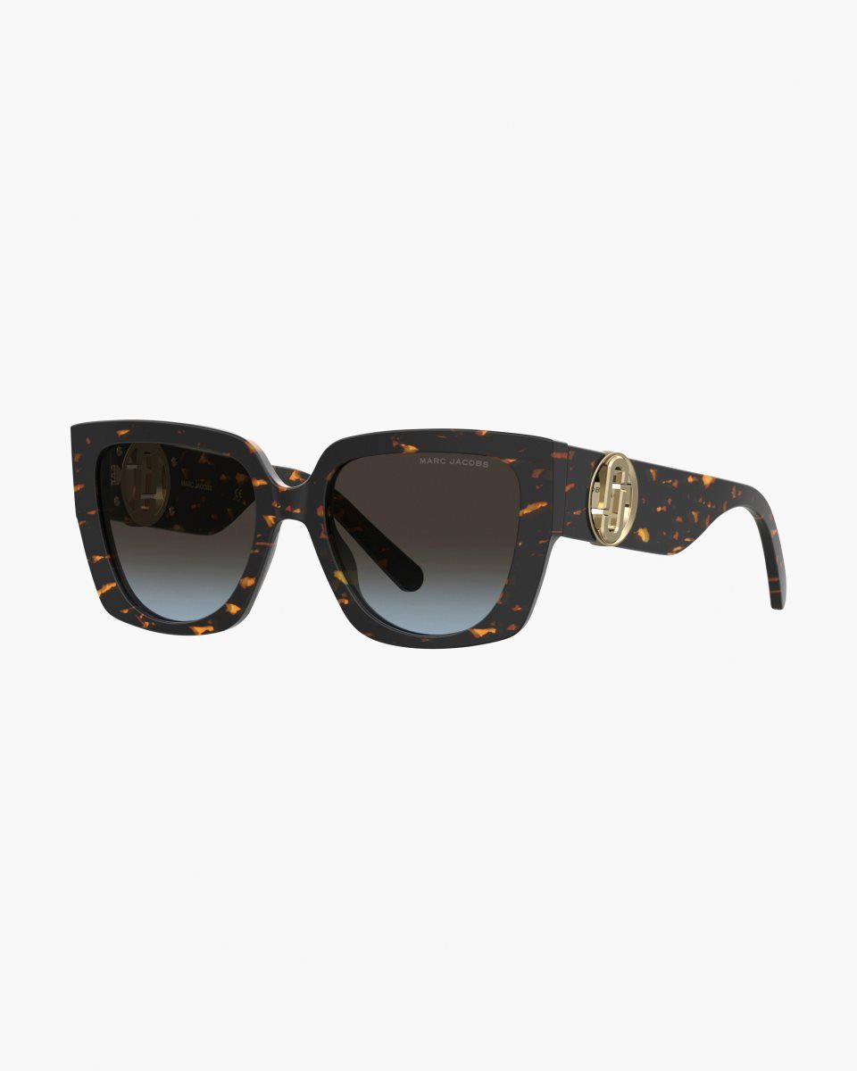 Γυαλια Ηλιου Marc Jacobs The J Marc Square Cutout Sunglasses γυναικεια Havana | 658497PYN