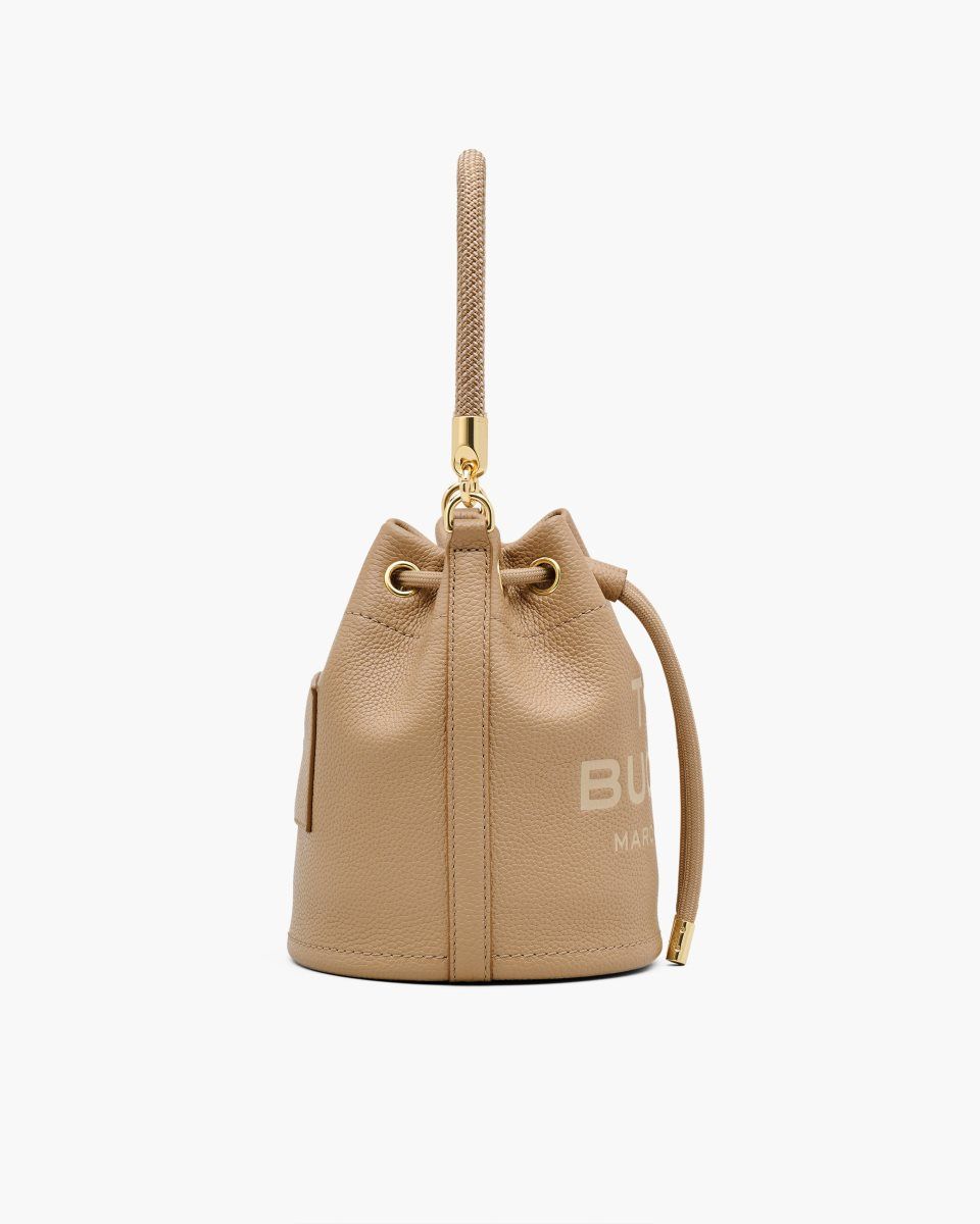 τσάντεσ χιαστί Marc Jacobs The Leather Bucket Bag γυναικεια καφε | 653780MBK