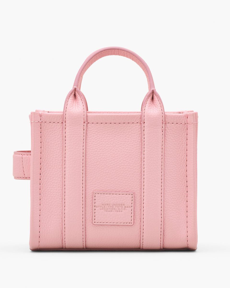 τσάντεσ χιαστί Marc Jacobs The Leather Crossbody Tote Bag γυναικεια ροζ | 130794OHP