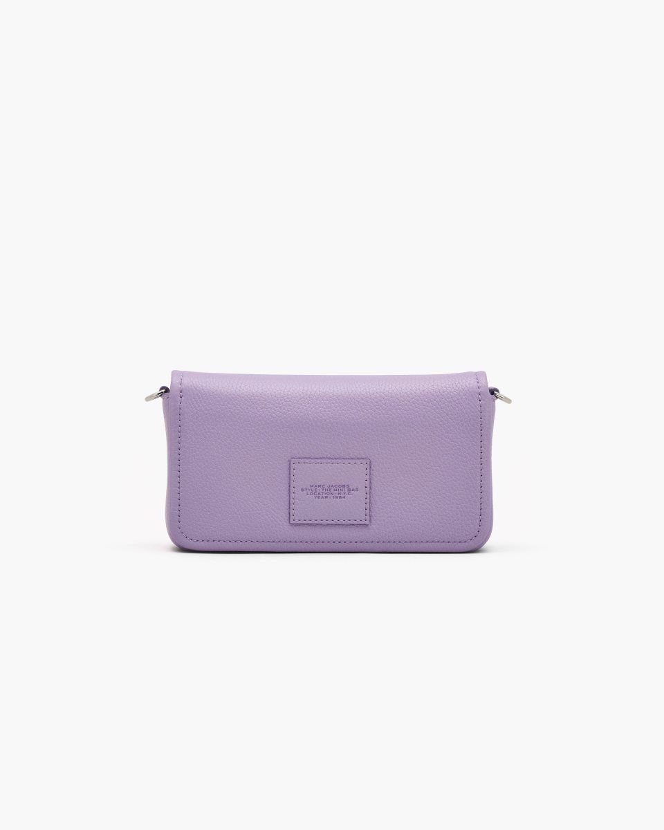 μεγάλα πορτοφόλια Marc Jacobs The Leather Mini Bag γυναικεια μωβ | 146385QUN