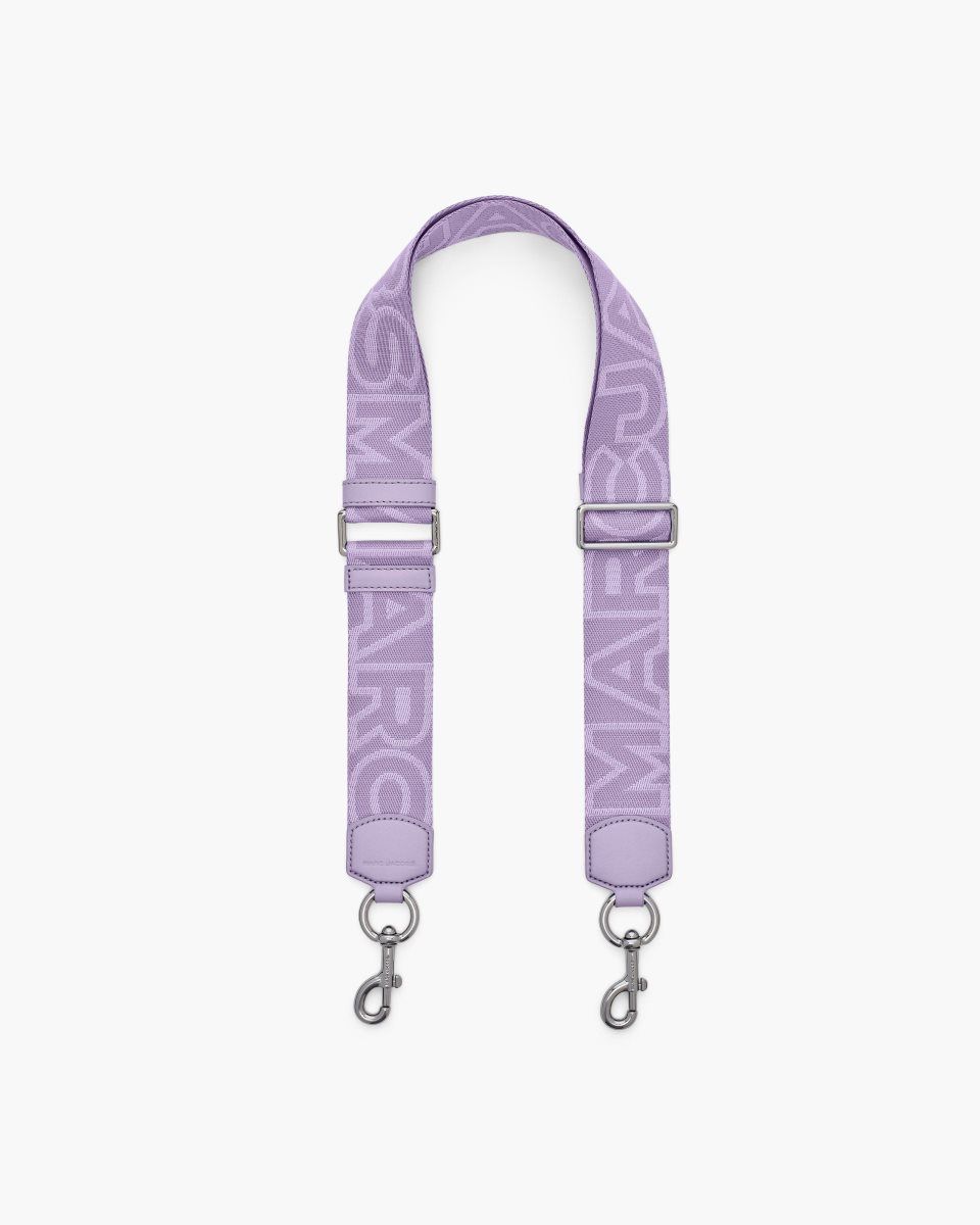 Λουράκι τσάντας Marc Jacobs The Outline Logo Webbing Strap γυναικεια μωβ Πολύχρωμο | 327946OYP