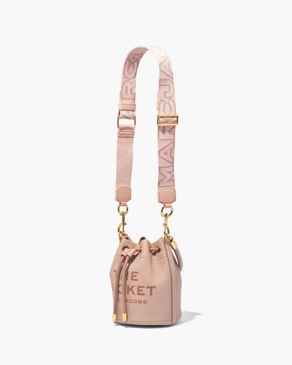 Λουράκι τσάντας Marc Jacobs The Outline Logo Webbing Strap γυναικεια ροζ Πολύχρωμο | 470265GIV