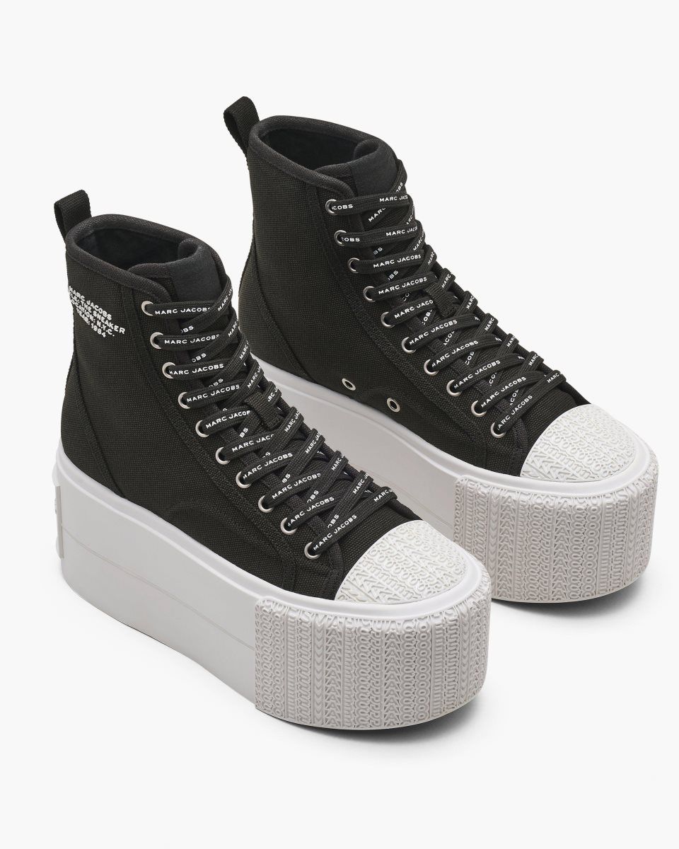 Αθλητικα Παπουτσια Marc Jacobs The Platform High Top Sneaker γυναικεια μαυρα | 876350FER