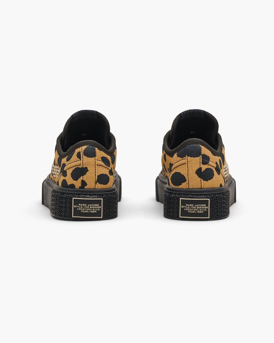 Αθλητικα Παπουτσια Marc Jacobs The Printed Canvas Sneaker γυναικεια μαυρα Πολύχρωμο | 196230NED