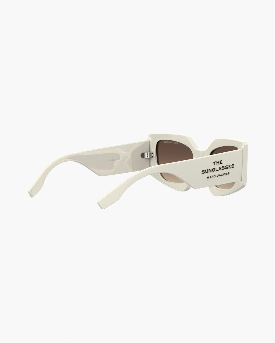 Γυαλια Ηλιου Marc Jacobs The Square Cat Eye Sunglasses γυναικεια ασπρα | 597026BYQ