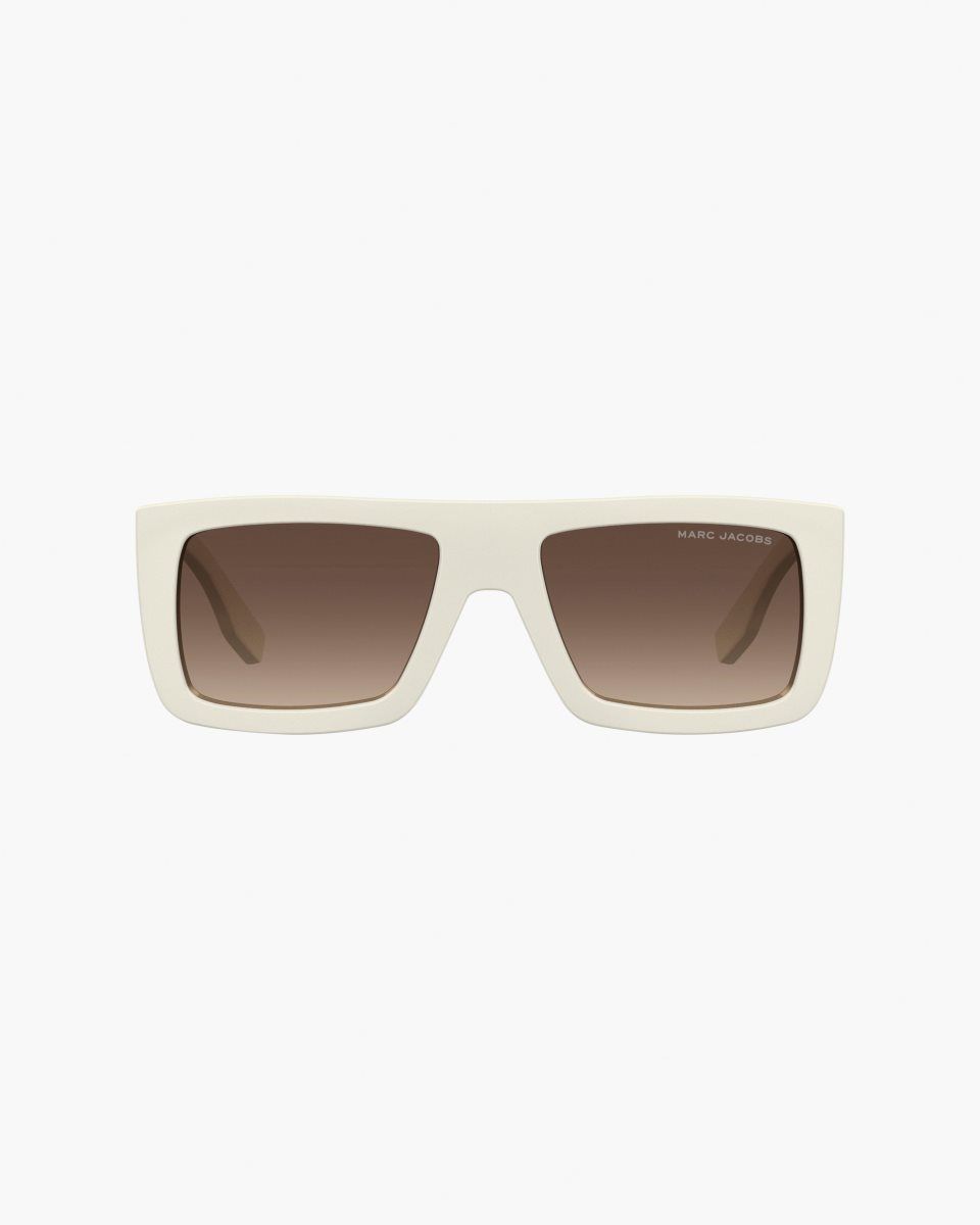 Γυαλια Ηλιου Marc Jacobs The Square Sunglasses γυναικεια ασπρα | 376251VCA