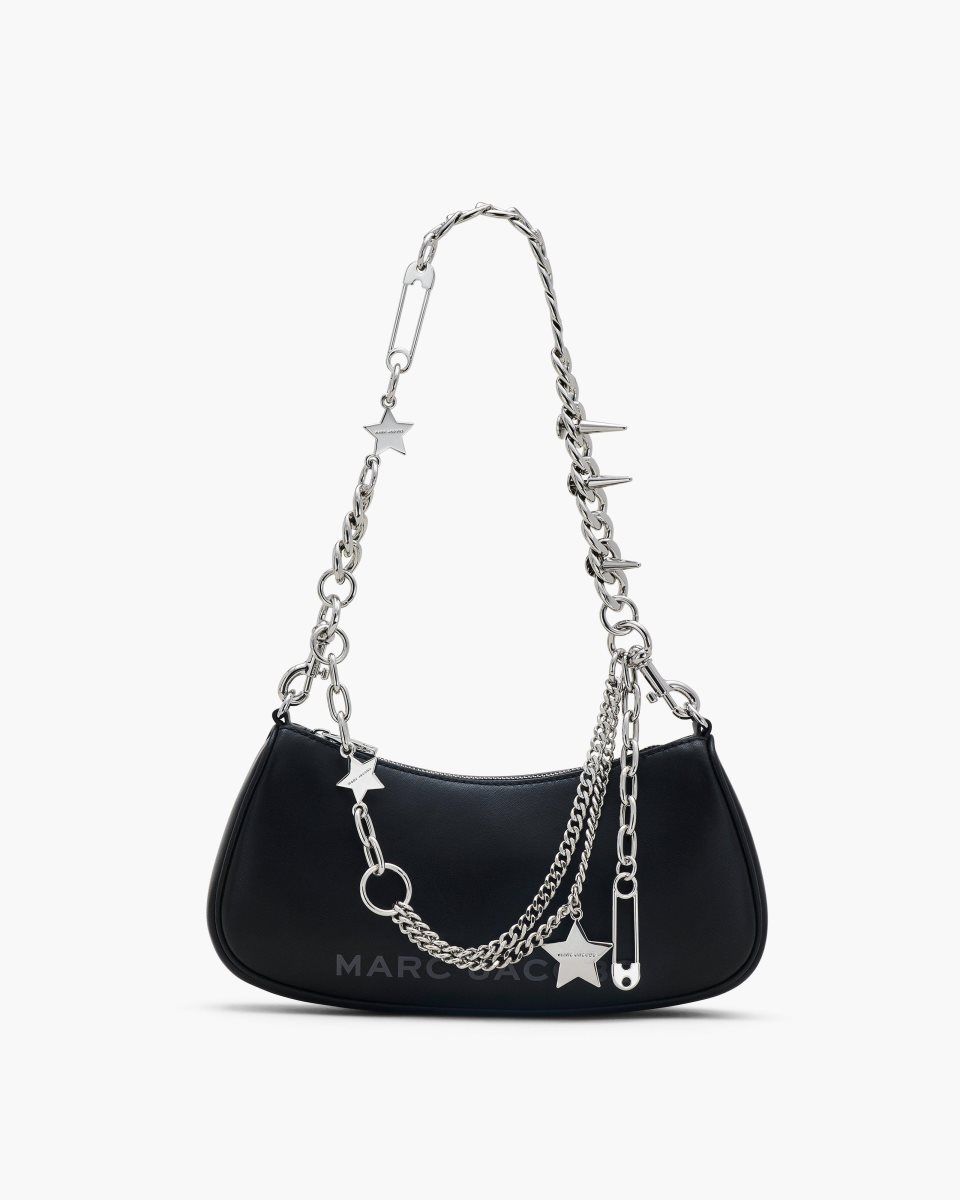 τσάντεσ ώμου Marc Jacobs The Star Charm Shoulder Bag γυναικεια μαυρα | 019254VIT