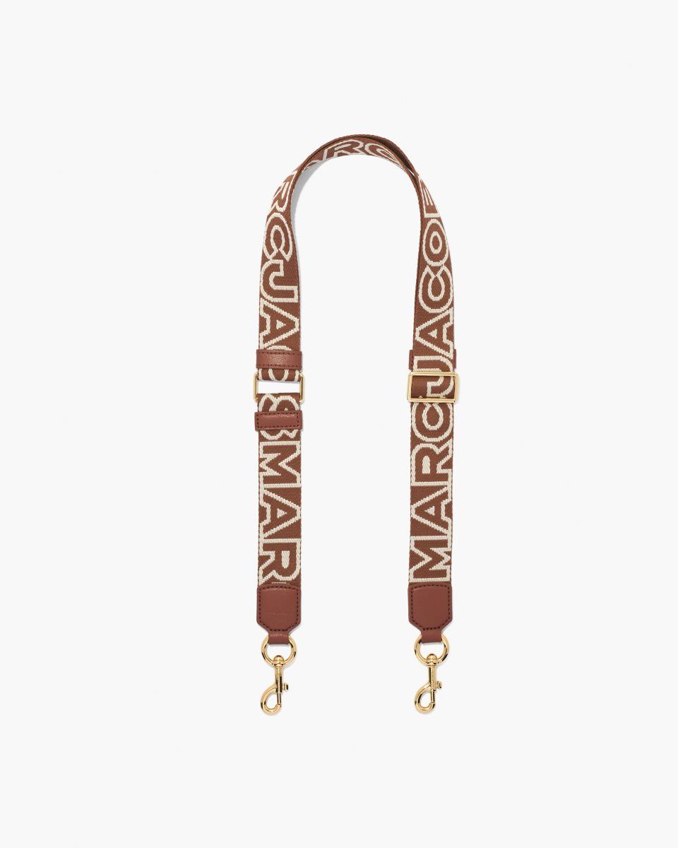 Λουράκι τσάντας Marc Jacobs The Thin Outline Logo Webbing Strap γυναικεια Πολύχρωμο | 783492MGZ