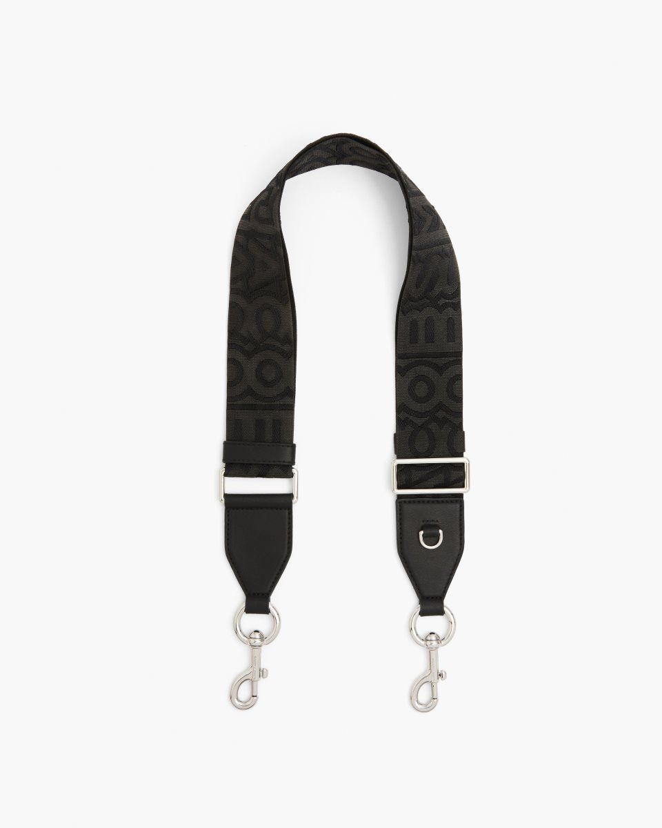 Λουράκι τσάντας Marc Jacobs The Utility DTM Webbing Strap γυναικεια μαυρα | 397268PEK