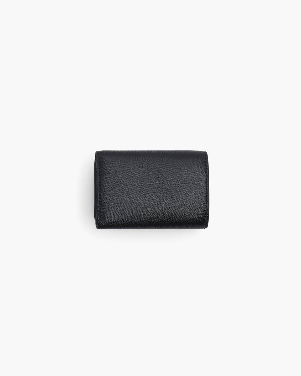 μικρά πορτοφόλια Marc Jacobs The Utility Snapshot DTM Mini Trifold Wallet γυναικεια μαυρα | 038276NQC