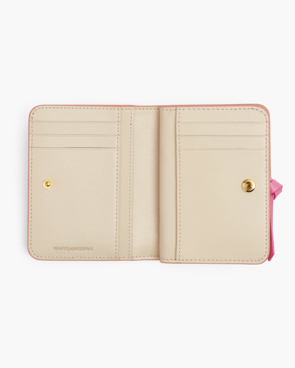 μικρά πορτοφόλια Marc Jacobs The Utility Snapshot Mini Compact Wallet γυναικεια ροζ Πολύχρωμο | 695418DAI