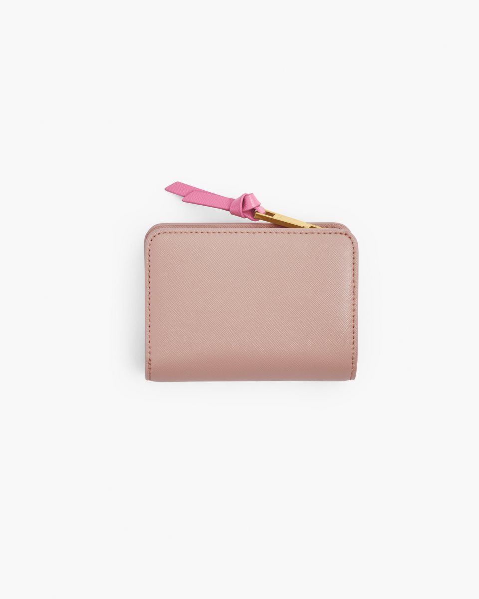 μικρά πορτοφόλια Marc Jacobs The Utility Snapshot Mini Compact Wallet γυναικεια ροζ Πολύχρωμο | 695418DAI