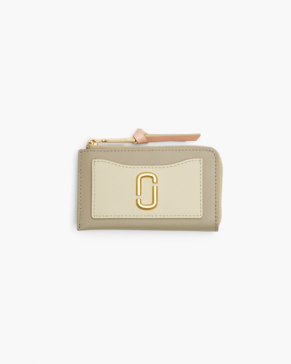 μικρά πορτοφόλια Marc Jacobs The Utility Snapshot Top Zip Multi Wallet γυναικεια Χακί Πολύχρωμο | 729384YAU