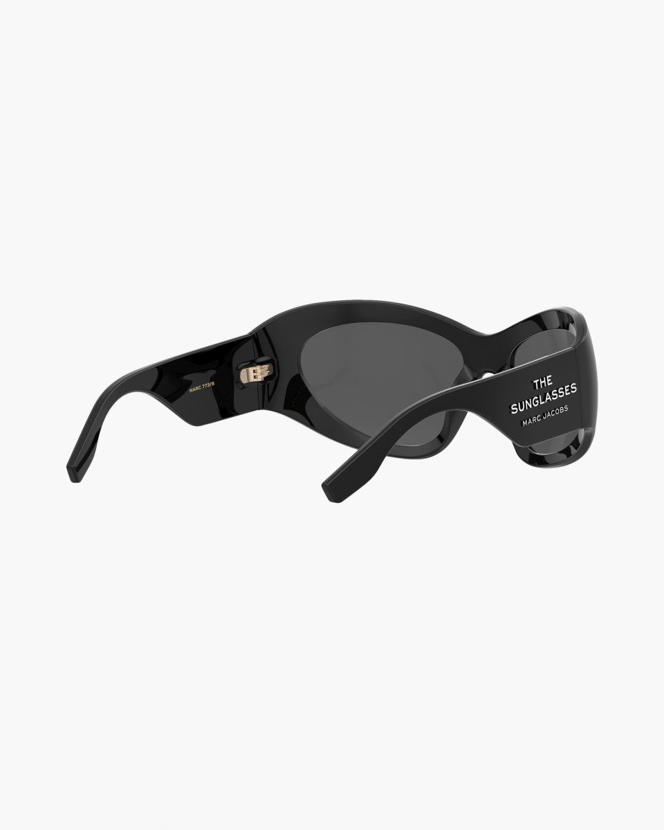 Γυαλια Ηλιου Marc Jacobs The Wrapped Sunglasses γυναικεια μαυρα | 691075ACD