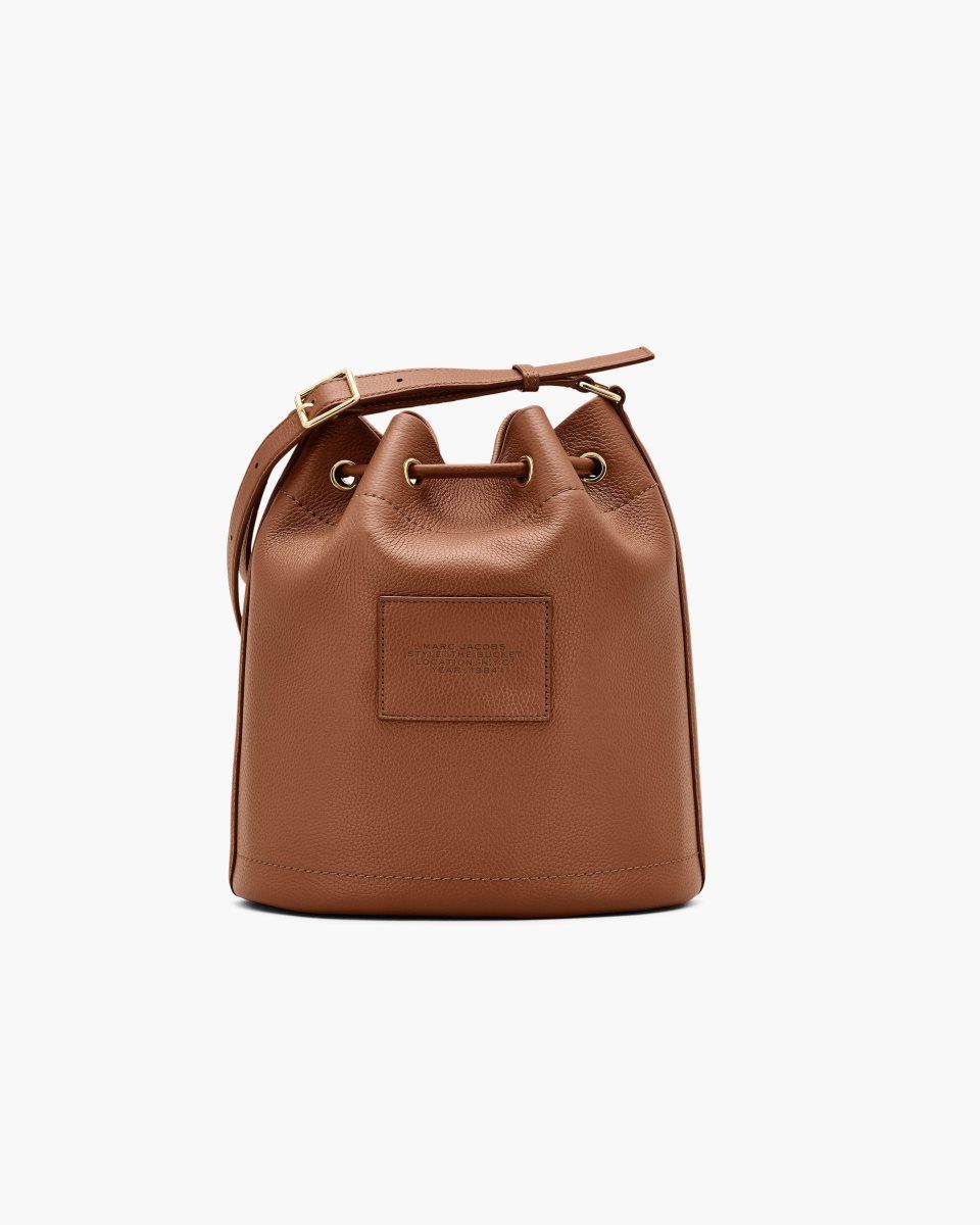 bucket bags Marc Jacobs The Leather Large Bucket Bag γυναικεια Argan Oil | 506824RGU