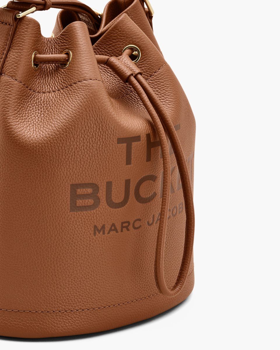 bucket bags Marc Jacobs The Leather Large Bucket Bag γυναικεια Argan Oil | 506824RGU