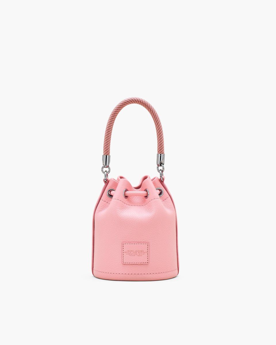 bucket bags Marc Jacobs The Leather Mini Bucket Bag γυναικεια ροζ | 326971RFB